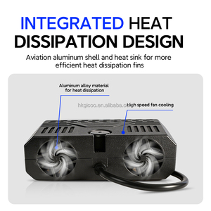 Feux de calandre matriciels 220W pour voiture, projecteurs à double ventilateur, feux de calandre LED, feux auxiliaires externes pour véhicules tout-terrain, SUV, camions - Product Image 6