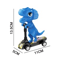 Nouvelle moto scooter dinosaure amusante à tirer en arrière, simulation de moto Tyrannosaurus Rex, jouet cadeau pour garçon