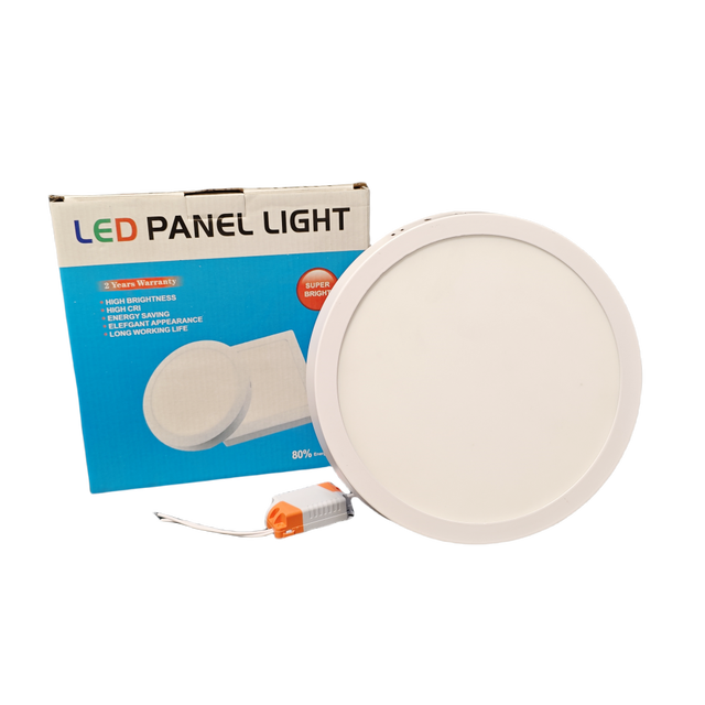 Super Bright 18W LED Panel light Surface mounted, Energy Efficient, 110-240V Universal Voltage, Long Lasting