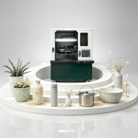 Imprimante UV rotative à jet d'encre pour machine d'impression haute vitesse sur gobelets, bouteilles isothermes, pots, vases, bocaux, éviers, urnes