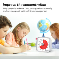 Minuteur visuel OEM Yunbaoit pour étudiants, gestion du temps en classe, horloge minuteur 60 minutes, compte à rebours visuel pour enfants