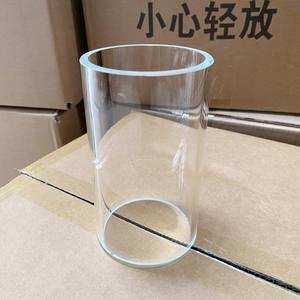 Tubo de inspección de vidrio de grado industrial de 80 mm de diámetro para máquinas de eliminación de carbono, tarros de vidrio industriales de 135 mm de altura - Product Image 4