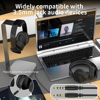 Headphone Monitor DJ Silent Disco Profesional Over-ear dengan Antarmuka 3.5mm untuk Studio Rekaman