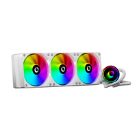 Refroidisseur de processeur liquide pour PC de jeu Zeromaster, 360 mm, RGB PWM, refroidissement par eau AIO pour Intel AMD Desktop