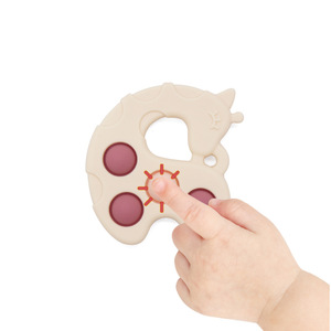 <span class=keywords><strong>Jouet</strong></span> sensoriel anti-stress pour bébé en silicone de qualité alimentaire, avec bulles à presser et textures en relief, sans BPA - Product Image 2