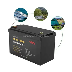 Sunnew 12V 24v 48v 51.2v 100ah Backup Home Solar System Portable Energy Storage Power Supply Battery Generator