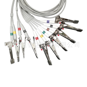 Électrodes en métal à clip crocodile Huizhida pour ECG vétérinaire VA01 - Product Image 2