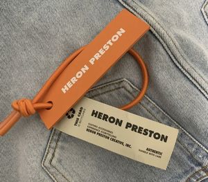 Custom-designed <b>printed</b> name tags, thick <b>paper</b> garment hang tags, garment hang tags with perforations and UV coating - Product Image 3