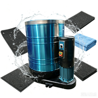Sécheuse centrifugeuse à essorage direct usine série KLD en acier inoxydable pour tapis de sol de voiture