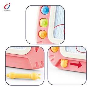 Chengji per bambini macchina da lettura a punti a colori elettrico Double face <span class=keywords><strong>dinosauro</strong></span> tavolo da <span class=keywords><strong>disegno</strong></span> magnetico per bambini giocattoli - Product Image 2