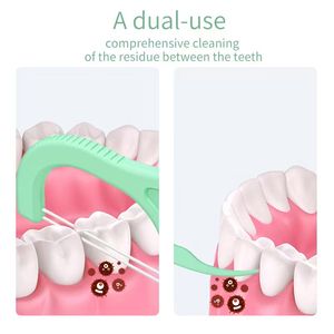 Scatola per Filo Interdentale a Doppia Linea con Stuzzicadenti, Design Moderno con Impugnature per Salute Dentale Domestica e Professionale - Product Image 5