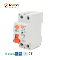 Interruptor Diferencial RCCB Tipo AC JVL65-63, Capacidad de Ruptura de 6 KA, 230-415V, Montaje Modular