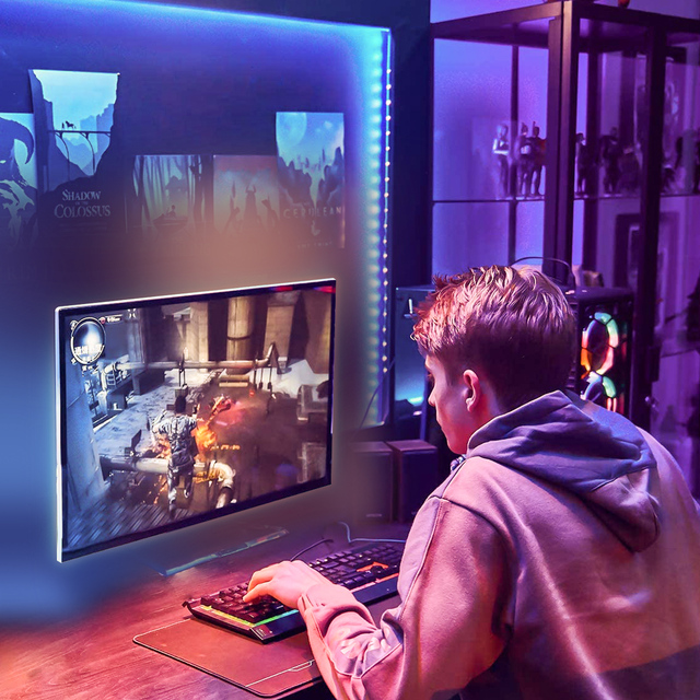 Immersive TV Backlight Synchronization  Color Ambient Lighting Dolby E-sports Atmosphere Light 2.1 Upgrade RgbTuya Smart APP