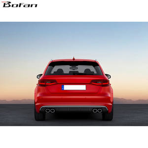 Diffusore posteriore paraurti auto stile S3 normale di alta qualità 2013-2016 per <span class=keywords><strong>AUDI</strong></span> <span class=keywords><strong>A3</strong></span> <span class=keywords><strong>Hatchback</strong></span> - Product Image 4