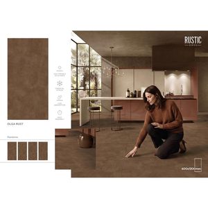 Vistaar Rustic Grey Porcelain Tiles 600x1200mm Anti Slip Surface for Villa Outdoor Flooring Projects - Product Image 3