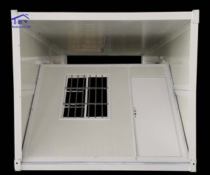 Maison contemporaine moderne préfabriquée en conteneur pliable en vente facile à assembler avec panneau sandwich en acier pour hôtels - Product Image 4
