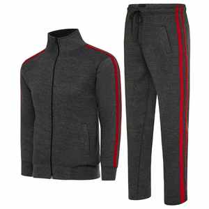 Custom New Arrival <b>Track</b> Suit Soccer Men Tracksuits Logo Tech Fleece Zip Plain Jogging Men Tracksuit Men Hoodies - Product Image 2