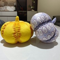 Peluche Citrouille d'Halloween Mignonne et Amusante, Coussin Jack O'Lantern, Décoration de Fête, Cadeau pour Enfants, Coton, Vente en Gros