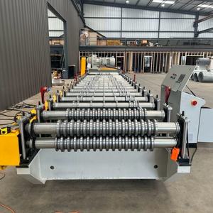 Platelage en métal résistant au <span class=keywords><strong>feu</strong></span> pour bâtiments Feuilles de platelage en acier composite Panneaux de platelage de sol ondulés formés à froid - Product Image 6