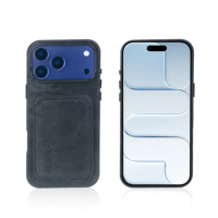 Stabile Rutschfeste Magnetische Leder-Brieftasche mit Ständer Großhandel Passend für iPhone 16 mit Seitenkamera-Taste