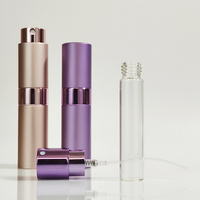 Flacon avec pompe pour atomiseur de parfum rechargeable, 1 pièce, 5ml, 7ml, 10ml, 15ml, 20ml