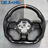 Volant de voiture en fibre de carbone le plus vendu pour VW Volkswagen Golf 5 6 7 R MK5 MK6 MK7 MK7.5 Gti Polo Passat B8 Amélioré