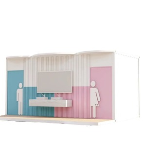 Conteneur de toilettes portables, design moderne, installation facile, pour lieux publics, fabriqué à Sichuan Chengdu - Product Image 1