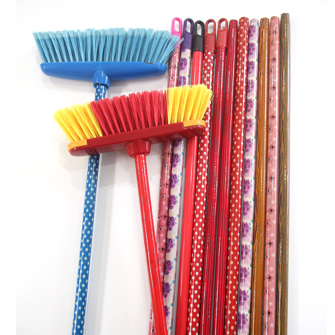 less than 1 dollar product cleaning 120*2.2cm plastic broom sticks rod