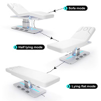Table de massage électrique réglable de luxe portable King Size pour soins du visage et spa thaïlandais avec chauffage