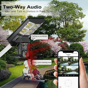 Tours d'éclairage solaires avec caméra, chasse, sentier, alimentation solaire, CCTV connecté sans fil, carte SIM 4G, 360 degrés - Product Image 6