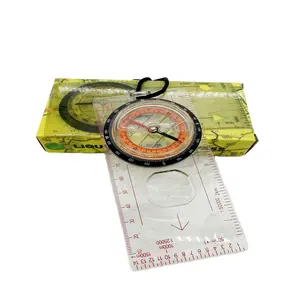 JK-ZNZ-018 Multifunctional hanging compass with map ruler scale pocket portable outdoor tool