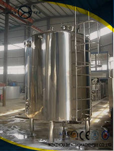 1000リットル 316Lステンレス鋼液体貯蔵タンク 1000リットル水貯蔵タンク - Product Image 3