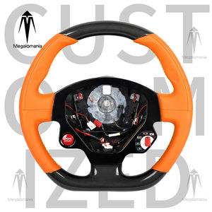 Ajuste para <span class=keywords><strong>Ferrari</strong></span> 458 488 599 California <span class=keywords><strong>F430</strong></span> F12 GTC4LUSSO personalizado Alcantara volante de fibra de carbono volante de carreras convertible - Product Image 1