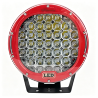 Projecteur de travail LED rond 8,6 pouces 185W, étanche IP68, 12-48V, 13320lm, lampe auxiliaire pour voiture tout-terrain, camion, chariot élévateur, engins