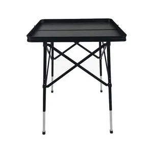 Table pliable, Mini Table moderne, en Aluminium, pour artiste de maquillage, 1 pièce