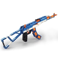 C81001 Cada AWP AK47 Rifle, Pistola, Revólver, Arma del Ejército SWAT, Modelo de Ladrillos para Construir, Bloques de Construcción Militares, Juguetes