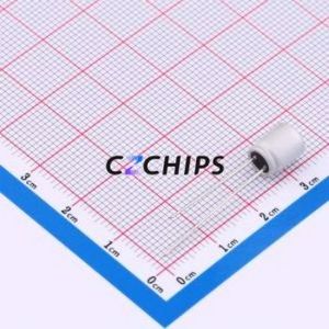 ตัวเก็บประจุแบบแข็ง NPLC0800E821MJTM แบบ Through-hole (THT), ขนาด D6.3xL8 มม. 820uF 20% 2.5V - Product Image 2