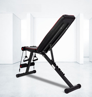 Portable pliable gain de place stockage facile Fitness banc de musculation banc d'inclinaison réglable entraînement Gym haltère équipement de Fitness