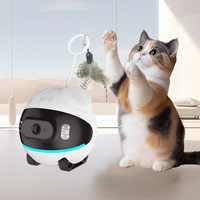 Neues Haustier-Spielzeug Webcam-Roboter Full HD 1080p Intelligentes Haustier-Spielzeug-Roboter Mit Hunde- und Katzenkamera Leckerli-Katzenspielzeug Intelligenter Begleiter-Roboter