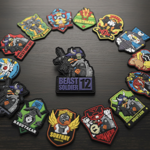 Parches Creativos con Diseño del Zodiaco Chino en Relieve 3D, de Goma PVC Impermeable, para Decoración de Gorras y Ropa - Product Image 2