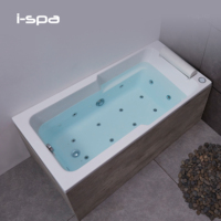 Baignoire rectangulaire à remous Aurora pour hôtel et villa, application intérieure