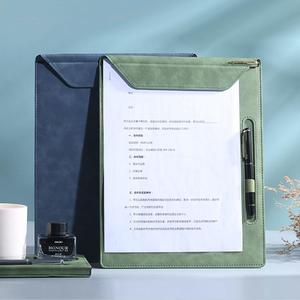 कस्टम पैफोलो आयोजक चमड़े के प्लानर बाइंडर पोर्टफोलियो फ़ोल्डर पुरुषों के लिए पत्र आकार व्यवसाय धारक - Product Image 2