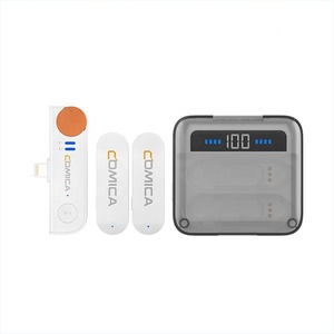 Microphone sans fil USB double canal COMICA Vimo <span class=keywords><strong>S</strong></span> MI 2.4G avec suppression du bruit pour smartphone, ordinateur portable, TikTok, vlog, interview - Product Image 2
