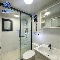 Maison préfabriquée complète de luxe portable de 20, 30 ou 40 pieds, avec 2, 3, 4 ou 5 chambres, en conteneur extensible pour expédition