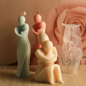 Diy Drip Glue <b>Mold</b> Mother's Day Family Candle <b>Silicone</b> <b>Mold</b> Aromatherapy Candle Cross-border Exclusively - Product Image 2