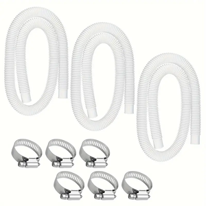 <span class=keywords><strong>Tuyau</strong></span> <span class=keywords><strong>de</strong></span> nettoyage flexible <span class=keywords><strong>de</strong></span> 2 m en PE pour <span class=keywords><strong>piscine</strong></span>, certifié qualité, pour aspiration et nettoyage en profondeur - Product Image 1