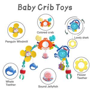 <span class=keywords><strong>Arco</strong></span> de Juego para Bebés, Juguetes para Cuna, <span class=keywords><strong>Arco</strong></span> de Actividades, Móvil para Cuna, Juguetes para Cuna Pack and Play - Product Image 6