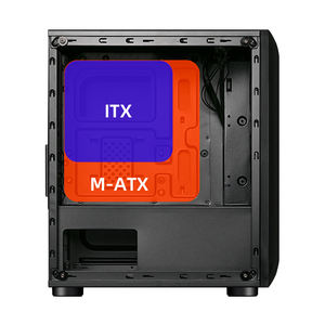 Funda de ordenador para juegos ATX, Panel lateral de vidrio templado casero, mesa de <span class=keywords><strong>PC</strong></span>, escritorio RGB ATX, baja cantidad mínima de pedido de fábrica - Product Image 5