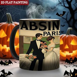 Frosted Black <b>Ceramic</b> Mug 11oz Heat Sensitive Color Changing Sublimation Ready <b>Cup</b> - Product Image 6