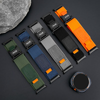 Tali Jam Tangan Mewah Magnetik Kanvas Nilon Baru dengan Spring Bar untuk Samsung Galaxy Watch Ultra/Watch 8